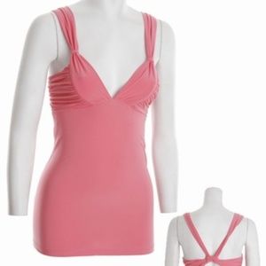 Sexy & Unique Draped Back Top